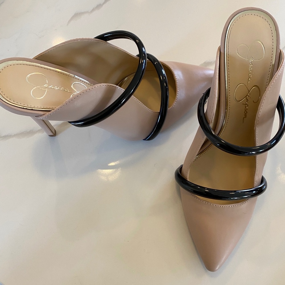 Jessica Simpson Tan Pump Heels